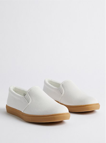 Slip-On Sneaker - Canvas White (WW), IVORY, hi-res