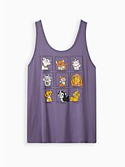 Disney Cats Swing Tank - Super Soft Purple, CADET BLUES, hi-res