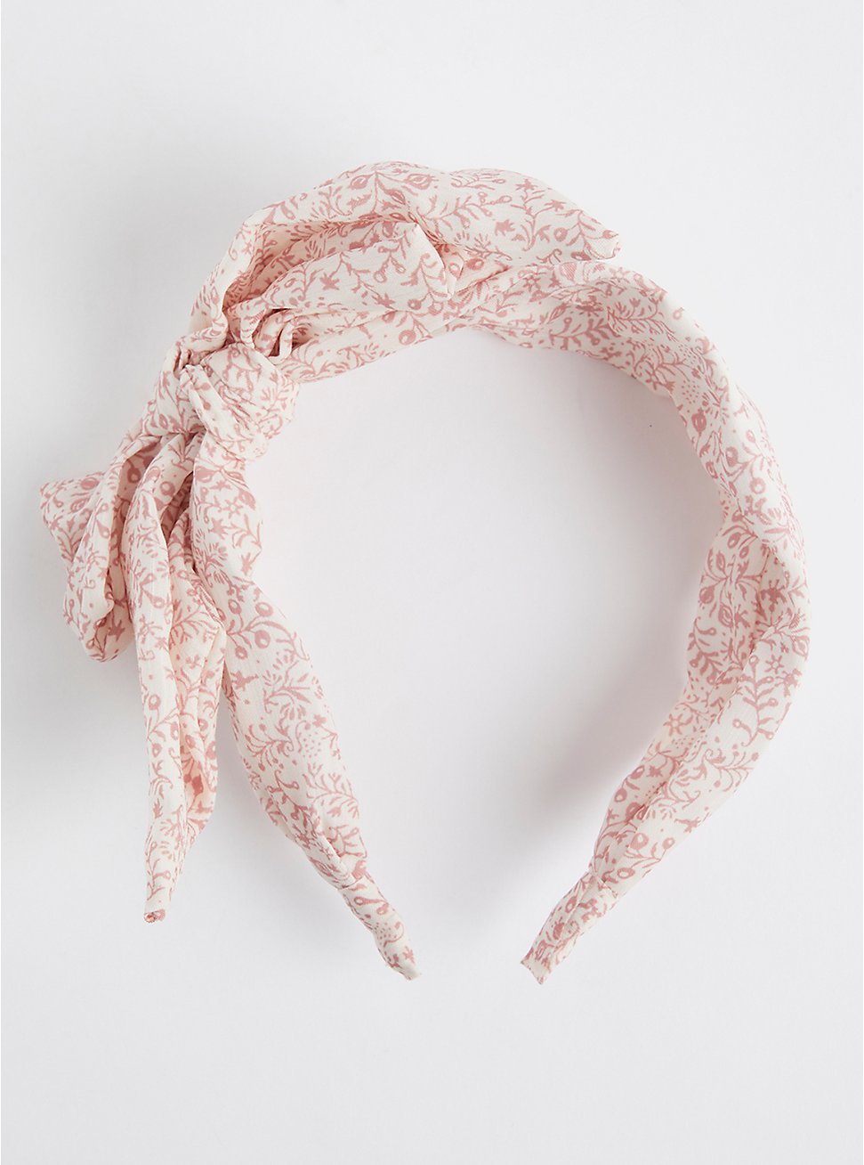 Plus Size Headband - Floral Bow Pink, , hi-res