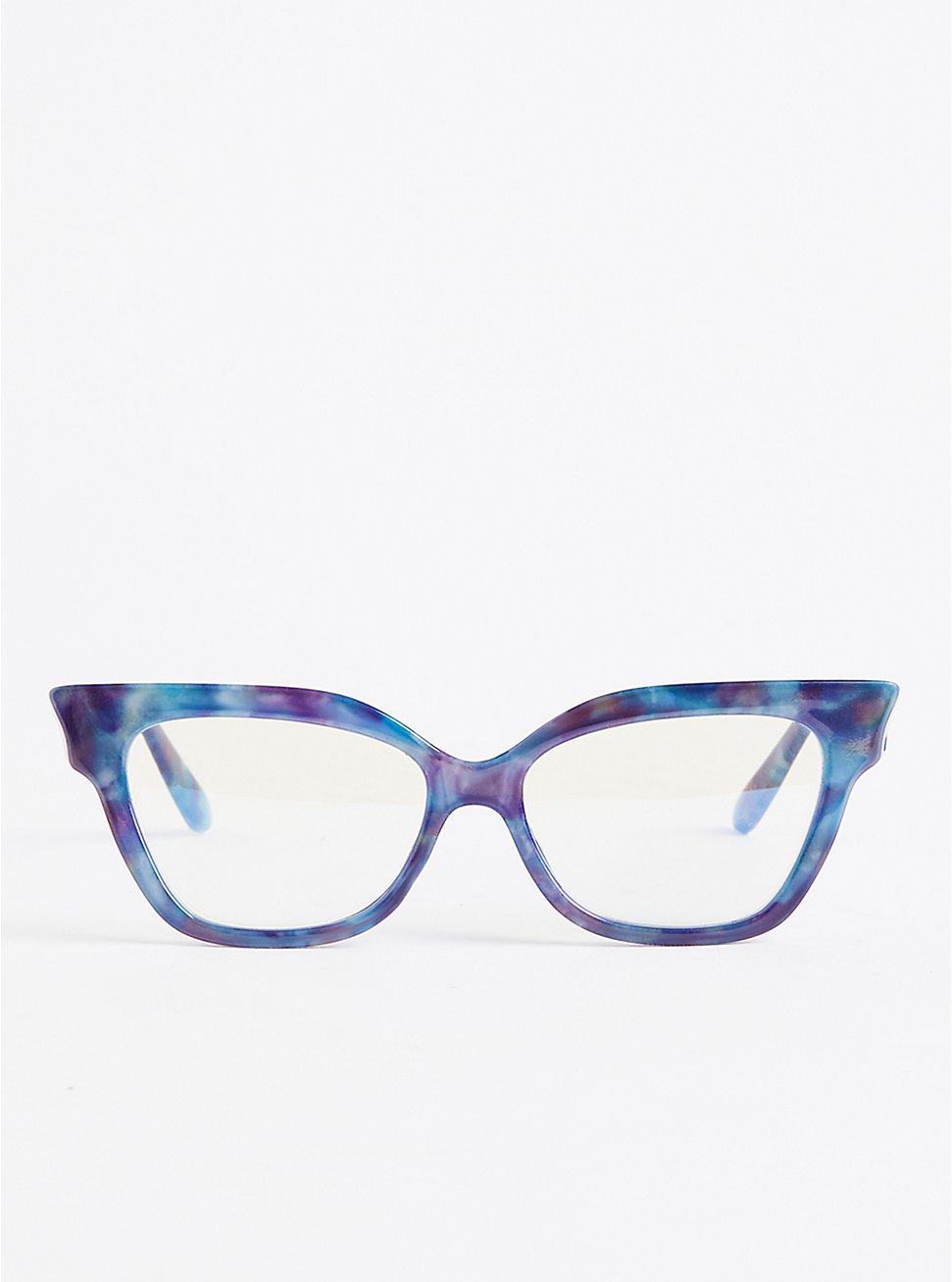 Plus Size Blue Light Glasses - Multi Blue, , hi-res
