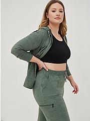Plus Size Happy Camper Relaxed Fit Cargo Jogger - Super Soft Performance Jersey Green, FOREST, alternate
