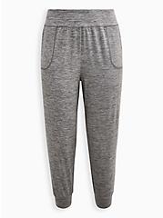 Happy Camper Relaxed Fit Pull On Pant - Super Soft Performance Jersey Grey, GREY, hi-res