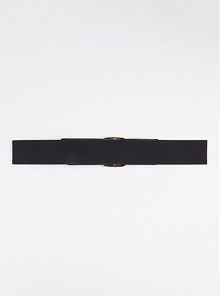 Belts With Multi Grommets - Black Stretch, BLACK, alternate