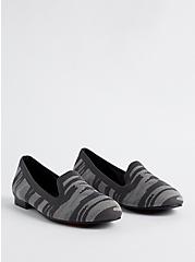 Plus Size Loafer - Stretch Knit Camo Grey (WW), GREY, hi-res