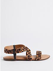 Sandal - Stretch Fabric Leopard (WW), LEOPARD, alternate