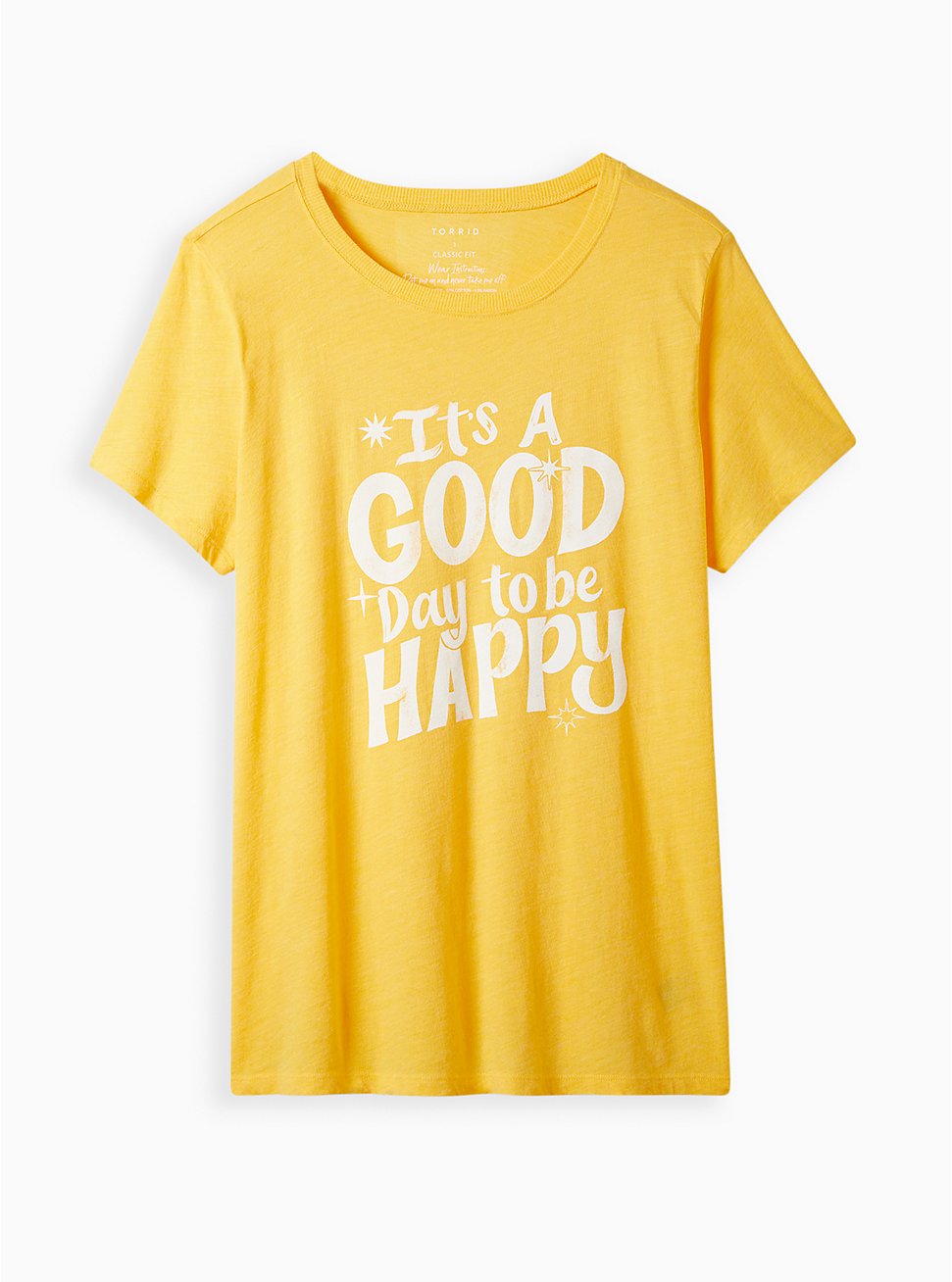 Vintage Tee - Triblend Jersey Good Day Yellow, YELLOW, hi-res