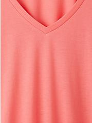 Plus Size Girlfriend Tee - Signature Jersey Coral, CORAL, alternate