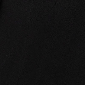 Plus Size Peplum Rayon Crepe Embroidered Sleeve Top, DEEP BLACK, swatch