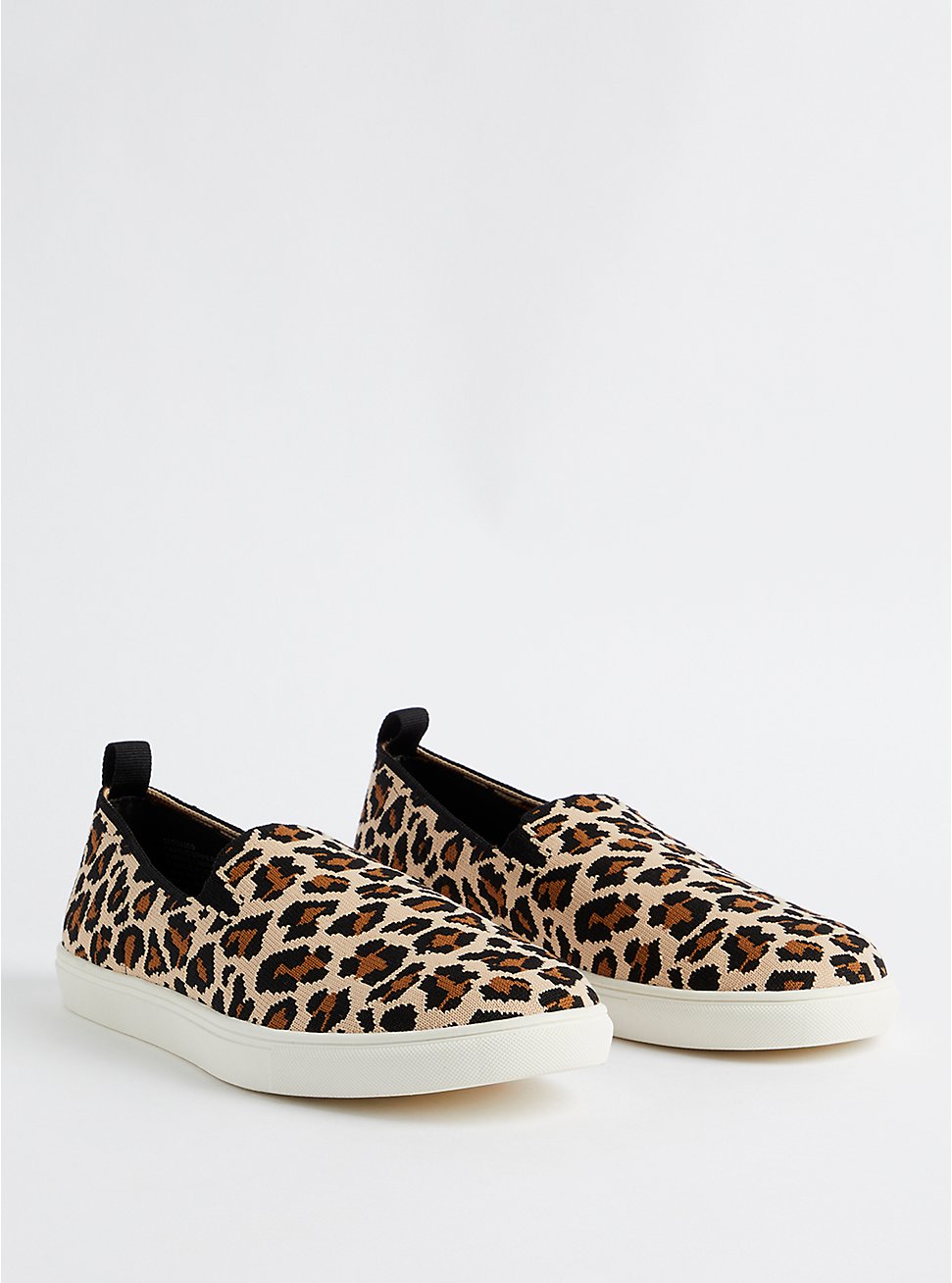 Sneaker - Stretch Knit Leopard (WW), LEOPARD, hi-res