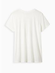 #TorridStrong Classic Fit Crew Tee - Black History Month Heroes Ivory, MARSHMALLOW, alternate