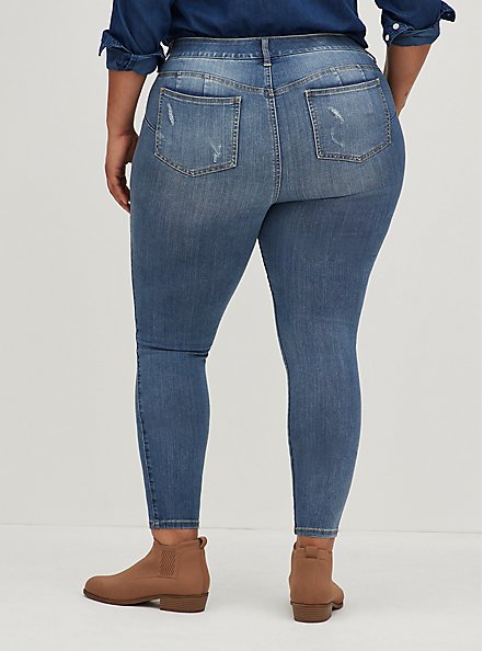 Zara Jeggings & Skinny & Slim WOMEN FASHION Jeans Ripped discount 67% Blue 34                  EU 