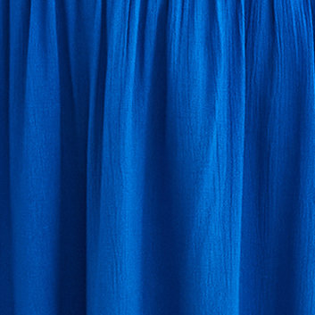 Plus Size Mini Gauze Smocked Waist Dress, NAUTICAL BLUE BLUE, swatch