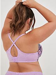 Lightly Lined Everyday Wire-Free Bra - Microfiber Purple Tattoo with 360° Back Smoothing™, EVERYTHING TATTOO: PURPLE, alternate