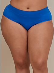 Seamless Hipster Panty - Ribbed Blue, NAUTICAL BLUE: BLUE, alternate