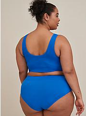 Plus Size Seamless Hipster Panty - Ribbed Blue, NAUTICAL BLUE: BLUE, alternate