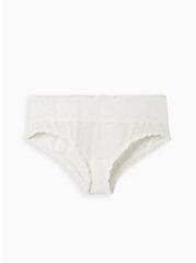 Hipster Panty - 4-Way Stretch Lace White, CLOUD DANCER, hi-res