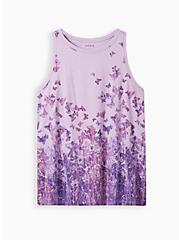 Plus Size Vintage Tee - Triblend Jersey Butterfly Lilac, OTHER PRINTS, hi-res