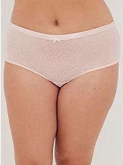 Plus Size Simply Spacer Lace Mid-Rise Cheeky Keyhole Panty, LOTUS, alternate