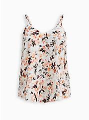 Sophie Swing Cami - Chiffon Floral White, , hi-res