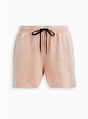 Plus Size LoveSick Pull-On Short - Cotton Wash Pink, PINK, hi-res