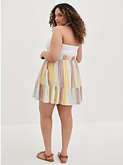Plus Size Tiered Circle Skirt - Super Soft Stripe Multi, STRIPE - MULTI, alternate