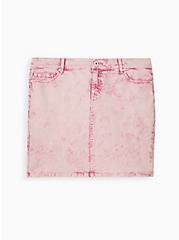 Mini Skirt - Denim Pink Wash, PINK, hi-res