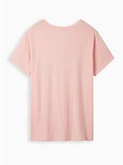 Relaxed Fit Tee - Signature Jersey Good As Hell Peach, PEACH, alternate