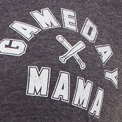 Girlfriend Tank - Signature Jersey Game Mama Grey, CHARCOAL, swatch