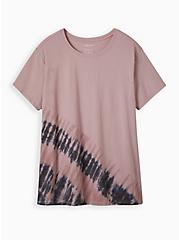 Boxy Tee - Signature Jersey Tie-Dye Pink, OTHER PRINTS, hi-res