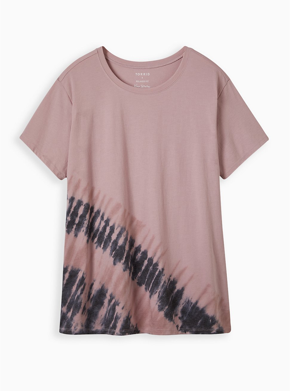 Boxy Tee - Signature Jersey Tie-Dye Pink, OTHER PRINTS, hi-res