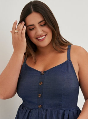 torrid chambray dress