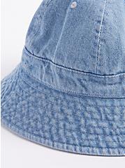 Bucket Hat - Denim Washed, BLUE, alternate