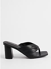 Thong Heel Sandal (WW), BLACK, alternate