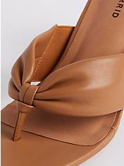 Thong Heel - Faux Leather Beige (WW), BEIGE, alternate