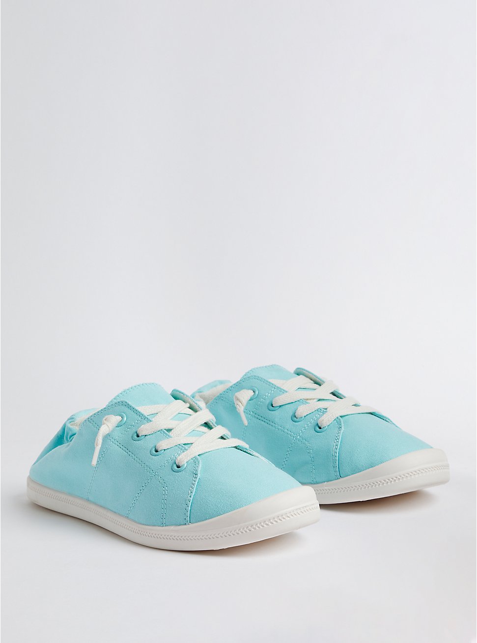 Canvas Ruched Sneaker - Blue (WW), BLUE, hi-res