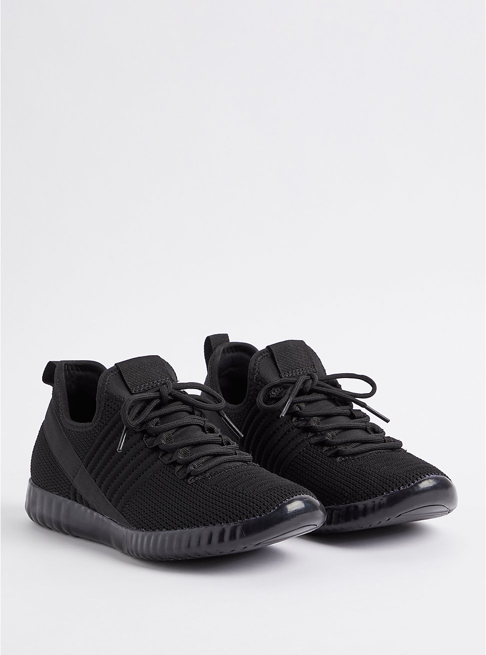 Active Sneaker - Stretch Knit Black (WW), BLACK, hi-res