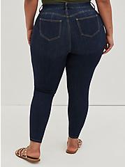 Plus Size Curvy Bombshell Skinny Jean - Premium Stretch Eco Dark Wash, CANARY WHARF, alternate