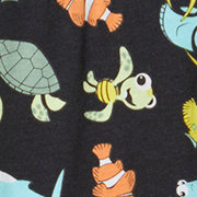Disney Finding Nemo Hipster Panty - Turtles & Friends Cotton Black , MULTI, swatch