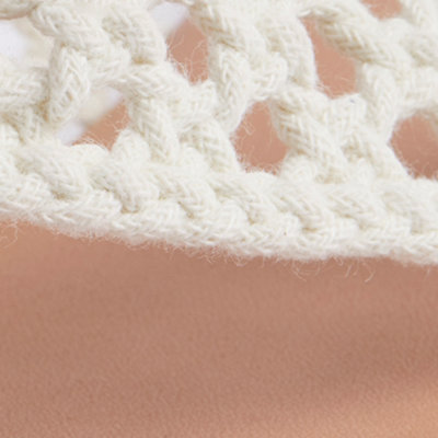 Crochet Flip Flop (WW), IVORY, swatch