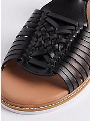 Huarache Sandal - Black (WW), BLACK, alternate