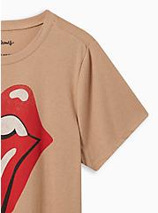 Plus Size Classic Crew Tee - Cotton Rolling Stones Taupe, TAUPE, alternate
