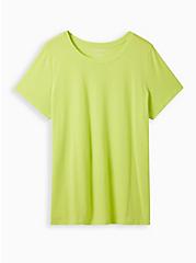 Plus Size Everyday Tee - Signature Jersey Lime, LIME PUNCH, hi-res