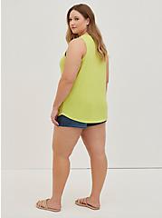 Plus Size Girlfriend Tank - Signature Jersey Lime, LIME PUNCH, alternate