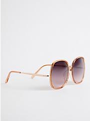 Oversized Square Sunglasses - Pink , , alternate