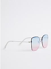 Ombre Lens Rimless Sunglasses , , alternate