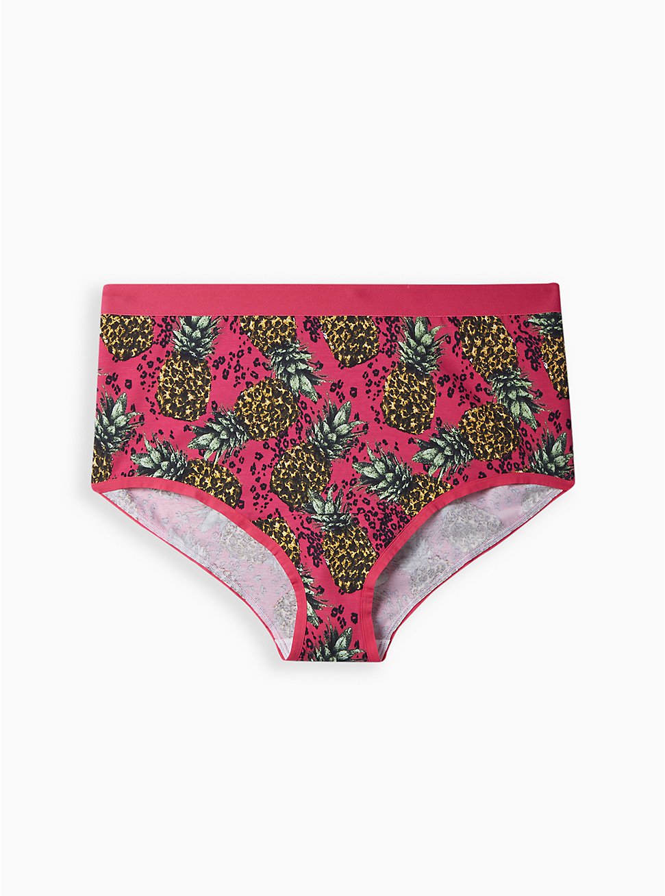 Brief Panty - Cotton Pineapples Pink, , hi-res