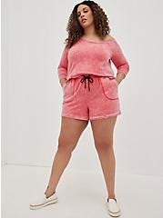 Active Short - Everyday Fleece Washed Pink, PARADISE PINK, hi-res