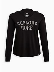 Happy Camper Active Tunic - Performance Cotton Explore Black, DEEP BLACK, hi-res