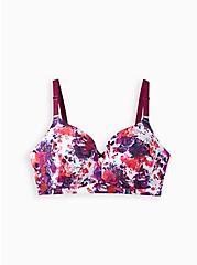 Plus Size Push-Up Wire-Free T-Shirt Bra - Color Explosion with 360° Back Smoothing™, WATER COLOR SKULL, hi-res