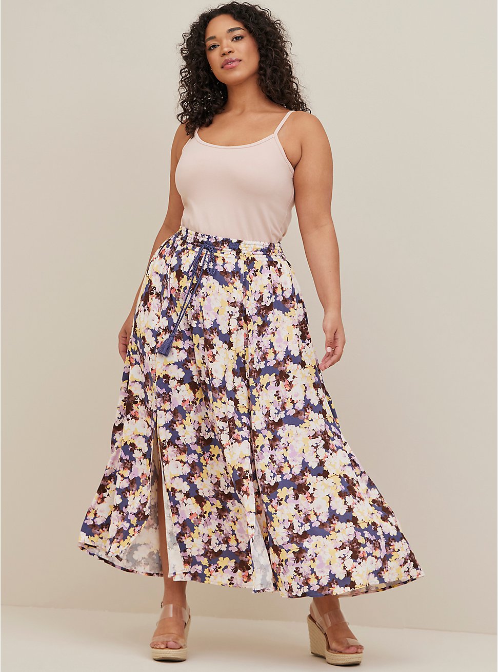 Screen Printed Cotton Skirt Free Size Skirt Maxi Dress Floral Print Long Skirt Girl's Skirt Indian Maxi Skirt Beach Wear Skirt
